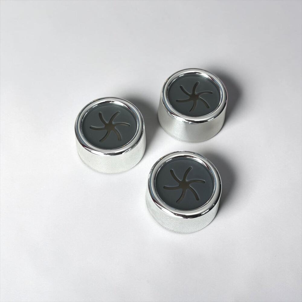 3-Piece Self-Adhesive Push-In Towel Holder Set